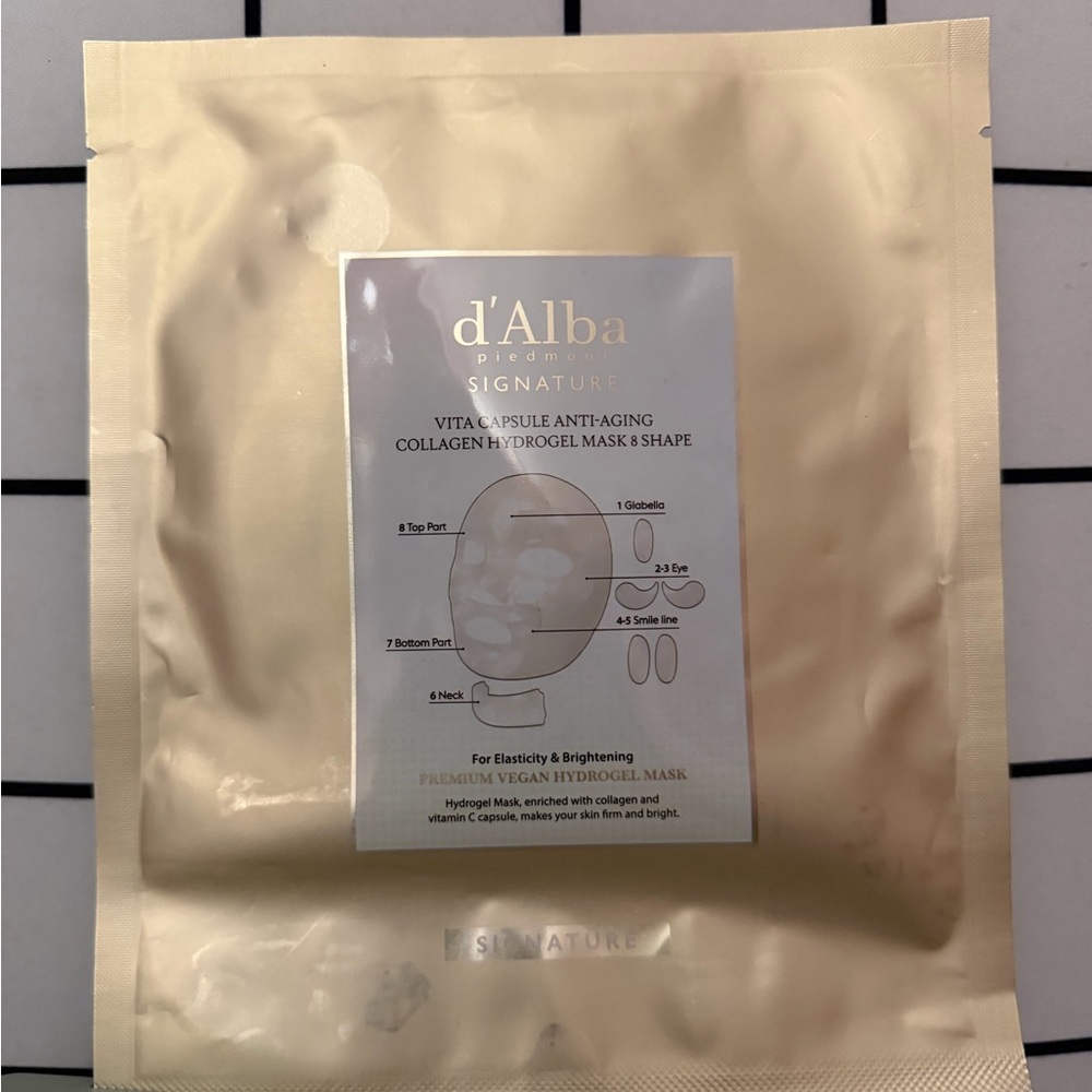 Alba d'Alba Signature Vita Capsule Hydrogel Mask - Cream